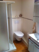 Ferienwohnung Duhnen Haus Baltic Badezimmer Dusche